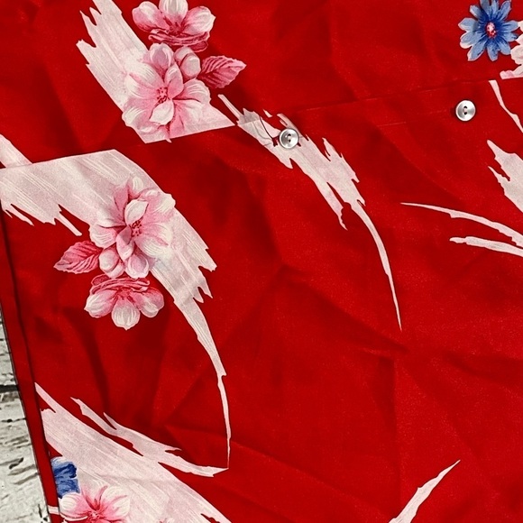 Vintage Liberty House Hawaiian Floral Vacation Hawaii Button Down Shirt - Picture 3 of 6